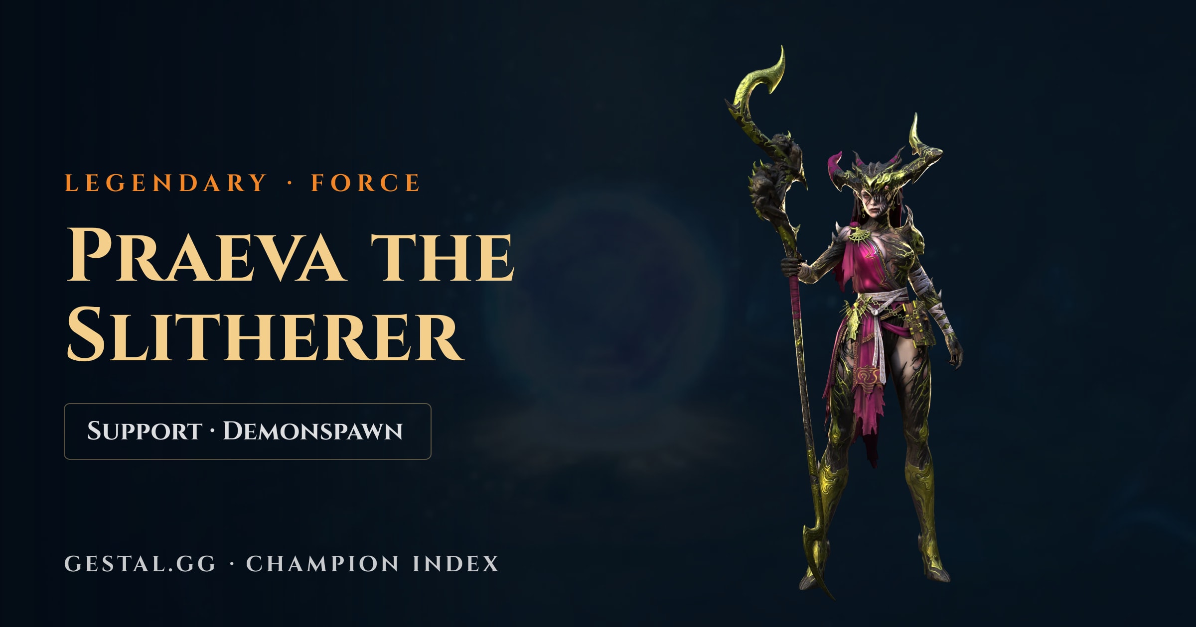 Praeva the Slitherer — Raid Shadow Legends Build & Masteries