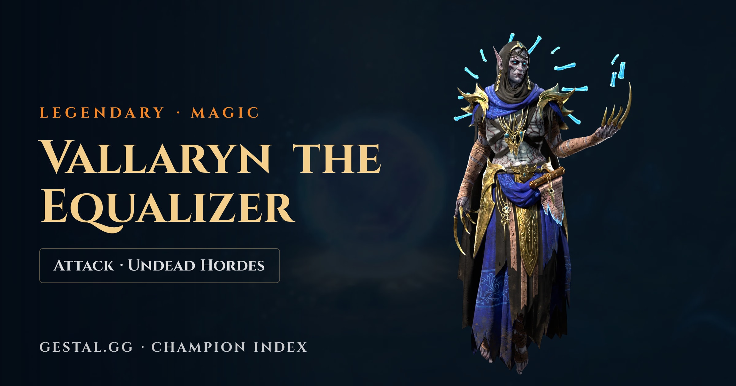 Vallaryn the Equalizer — Raid Shadow Legends Build & Masteries