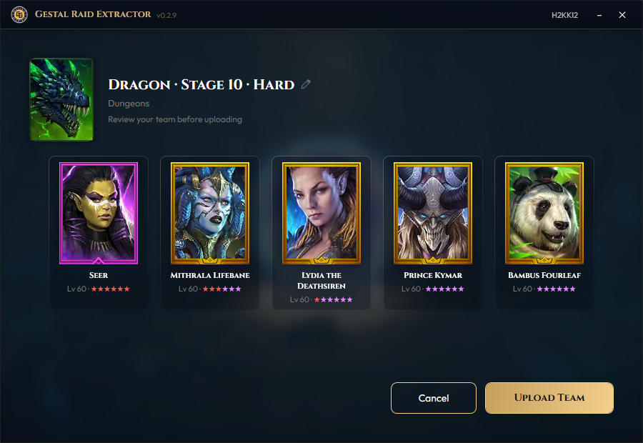 Extract your team